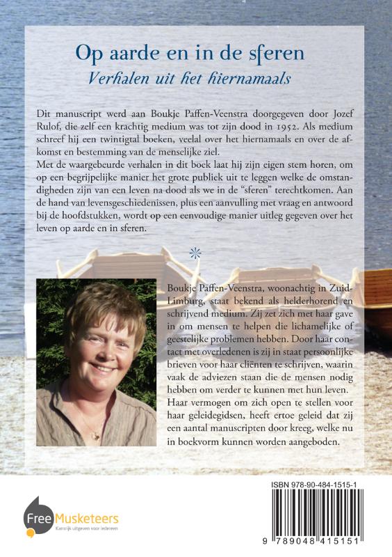 Achterkant van Op aarde en in de sferen