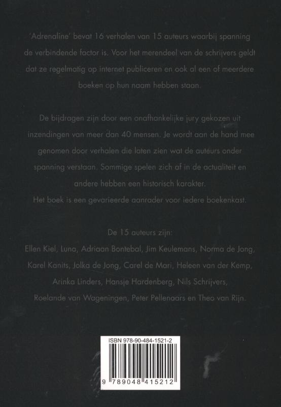 Achterkant van Adrenaline