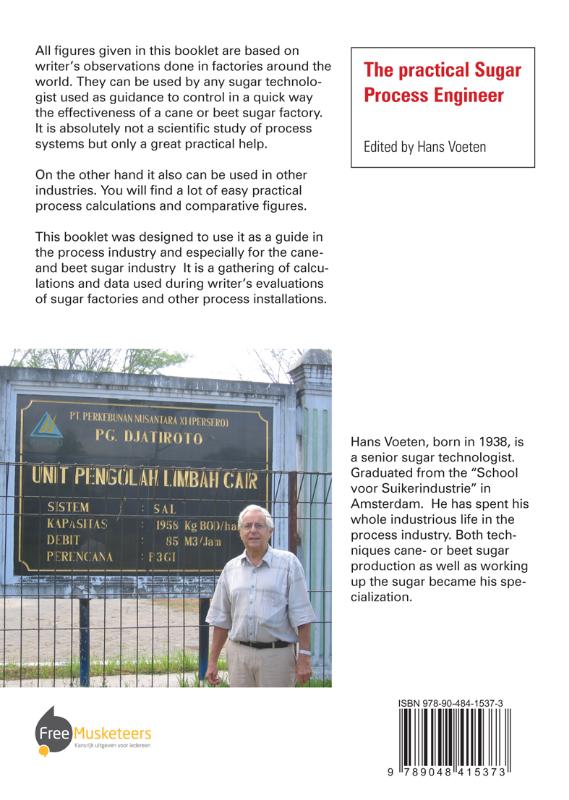 Achterkant van The practical sugar process engineer