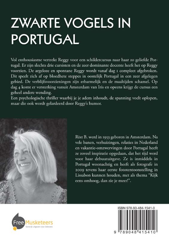 Achterkant van Zwarte vogels in Portugal