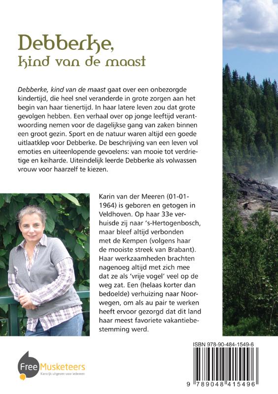 Achterkant van Debberke, kind van de maast