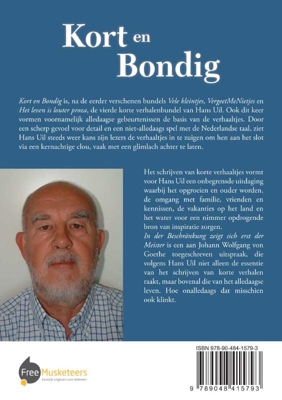 Achterkant van Kort en Bondig