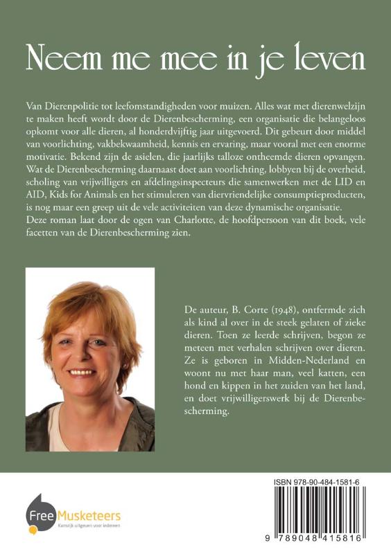 Achterkant van Neem me mee in je leven