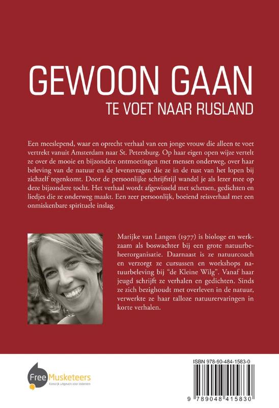 Achterkant van Gewoon gaan
