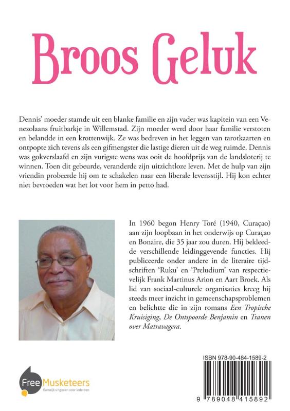 Achterkant van Broos Geluk