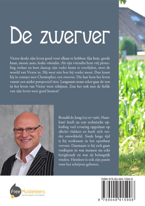 Achterkant van De zwerver