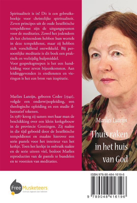 Achterkant van Thuis raken in het huis van God