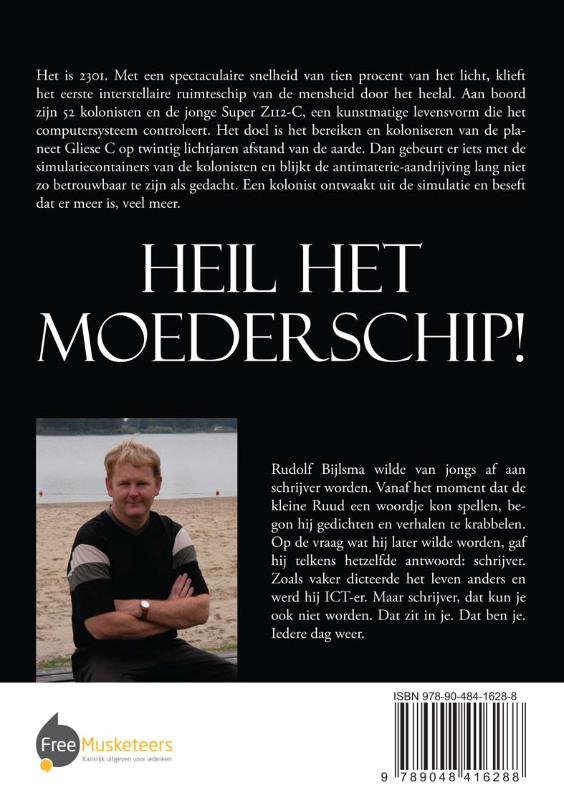 Achterkant van Heil het Moederschip!