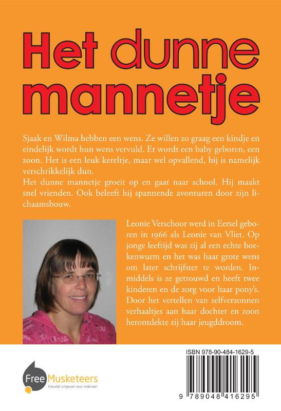 Achterkant van Het dunne mannetje