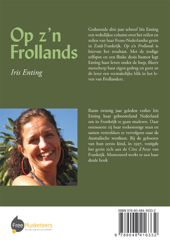 Achterkant van Op zn Frollands