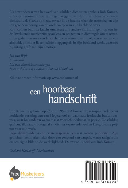 Achterkant van Een hoorbaar handschrift