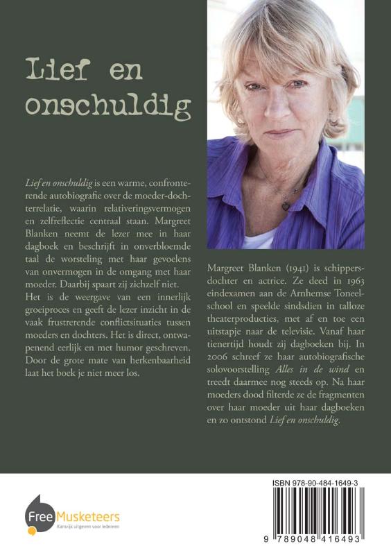 Achterkant van Lief en onschuldig