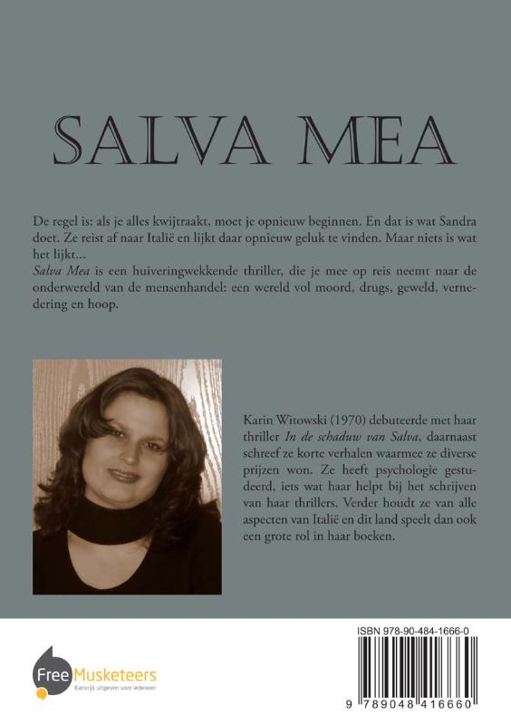 Achterkant van Salva Mea