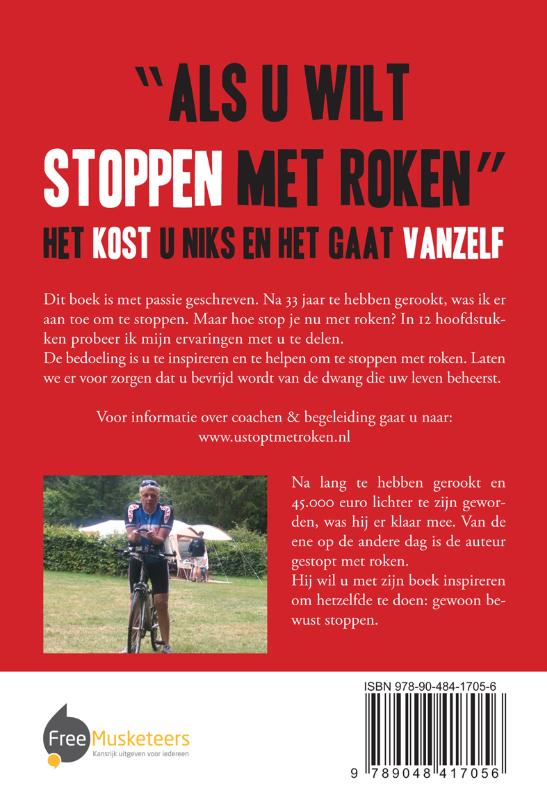 Achterkant van Als u wilt stoppen met roken