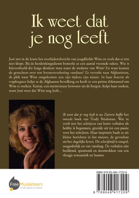 Achterkant van Ik weet dat je nog leeft