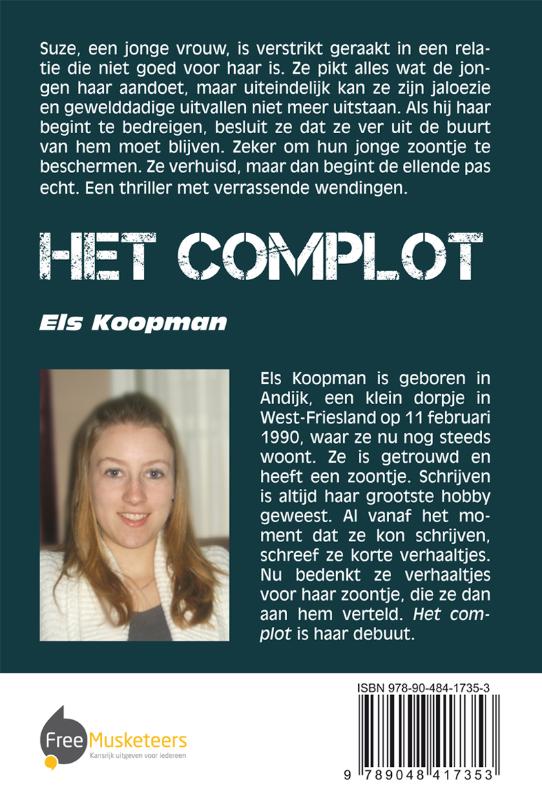 Achterkant van Het complot