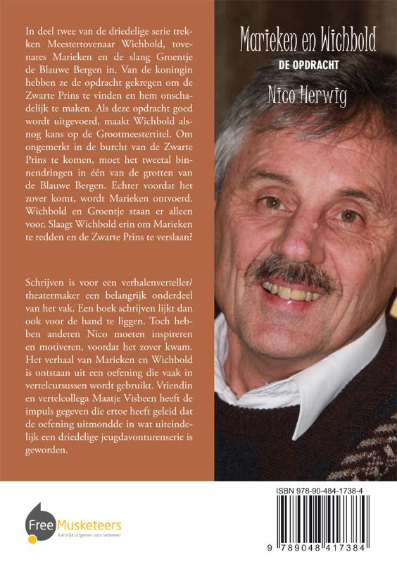 Achterkant van Marieken en Wichbold, de opdracht