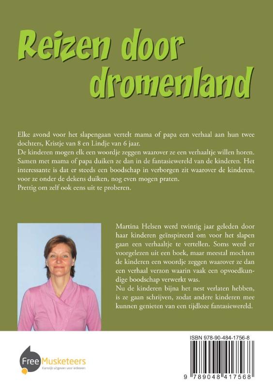 Achterkant van Reizen door dromenland