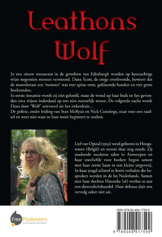 Achterkant van Leathons Wolf