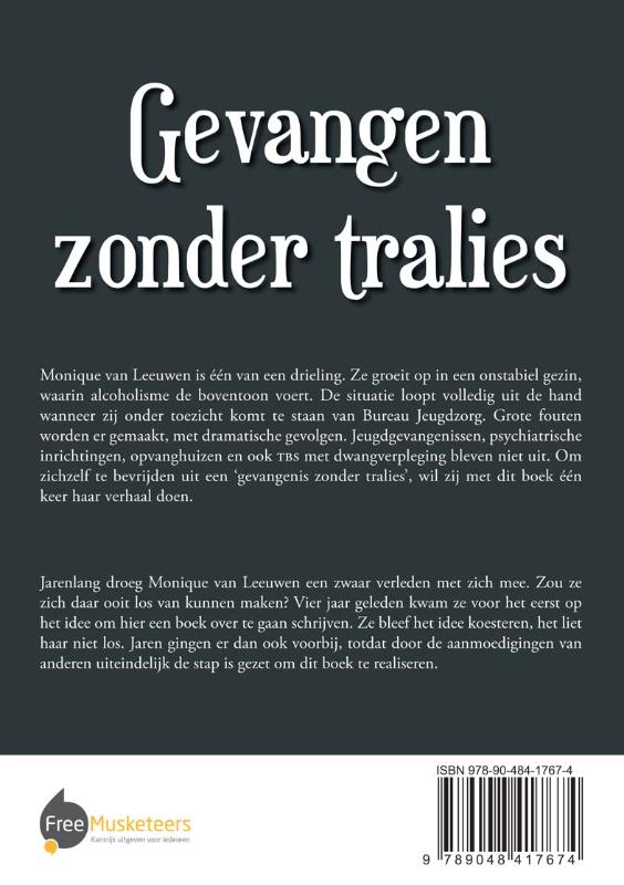 Achterkant van Gevangen zonder tralies
