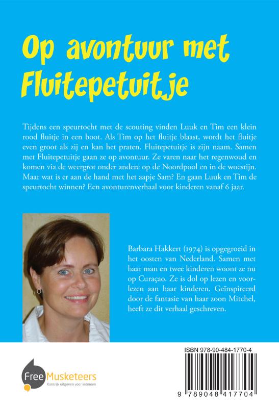 Achterkant van Op avontuur met Fluitepetuitje
