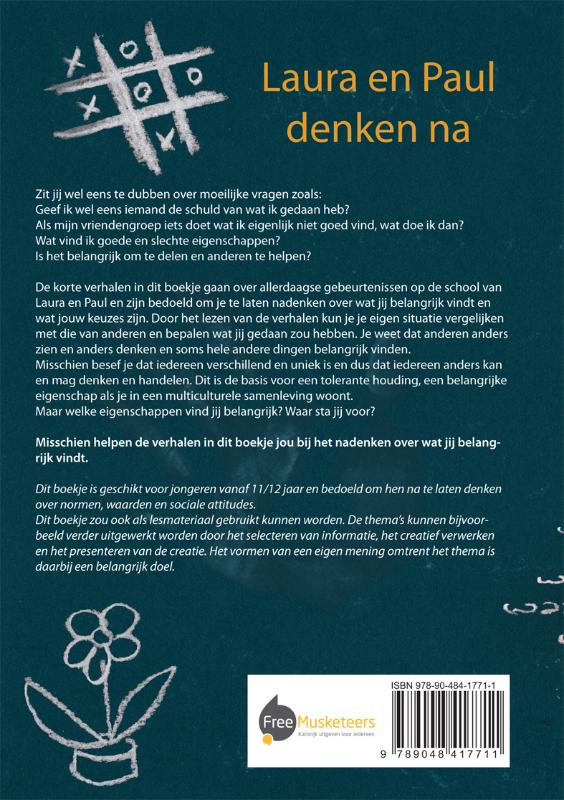Achterkant van Laura en Paul denken na