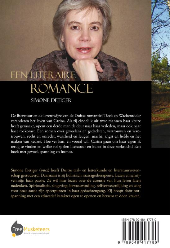 Achterkant van Een literaire romance
