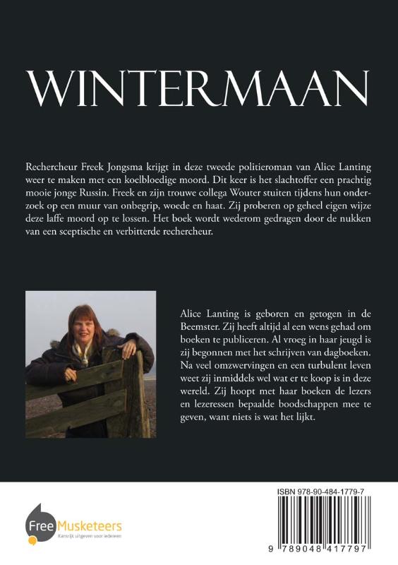 Achterkant van Wintermaan