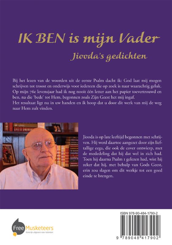 Achterkant van IK BEN is mijn Vader