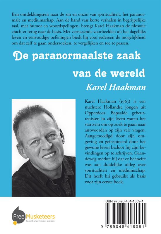 Achterkant van De paranormaalste zaak van de wereld