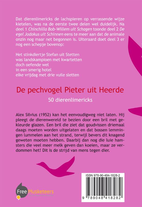Achterkant van De pechvogel Pieter uit Heerde