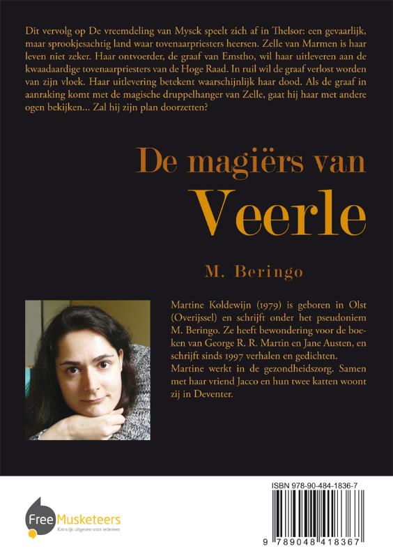 Achterkant van De magiers van Veerle