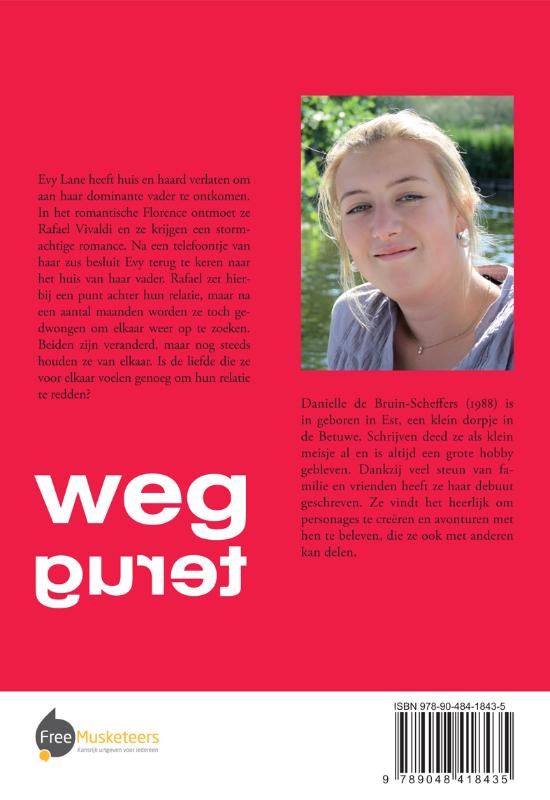 Achterkant van Weg terug