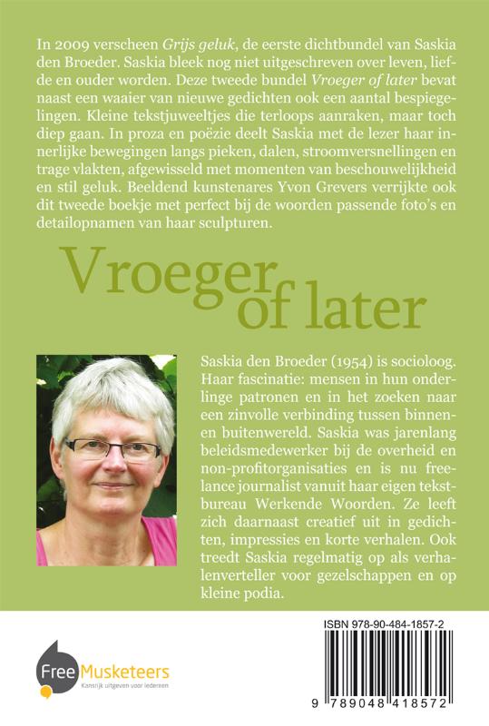 Achterkant van Vroeger of later