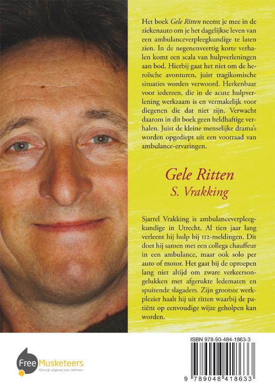 Achterkant van Gele Ritten