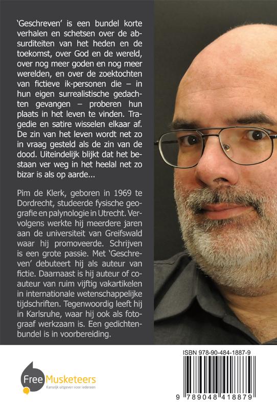Achterkant van Geschreven