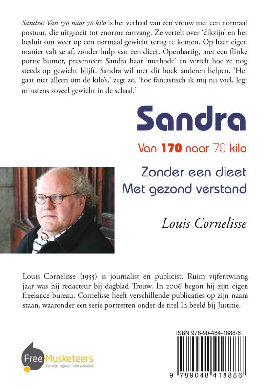 Achterkant van Sandra: Van 170 naar 70 kilo