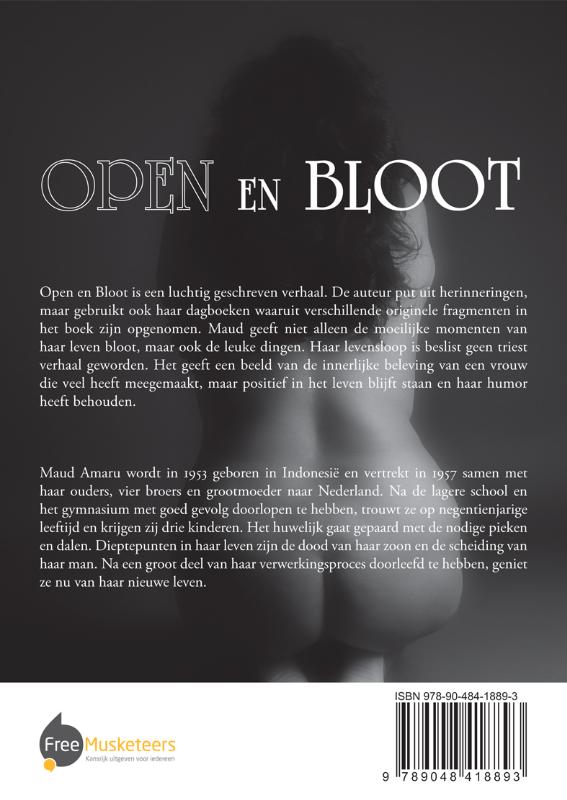 Achterkant van Open en bloot