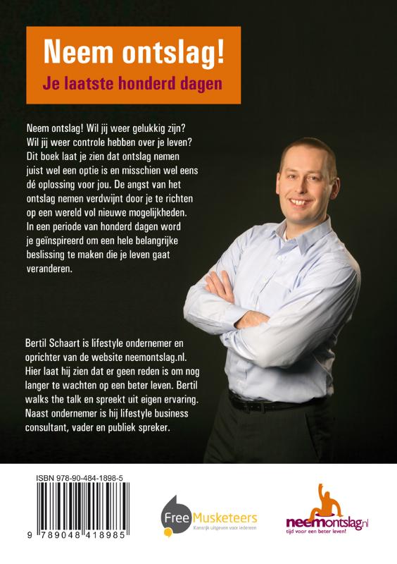 Achterkant van Neem ontslag!