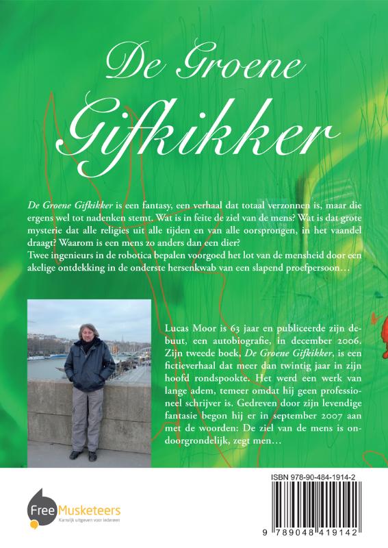 Achterkant van De Groene Gifkikker
