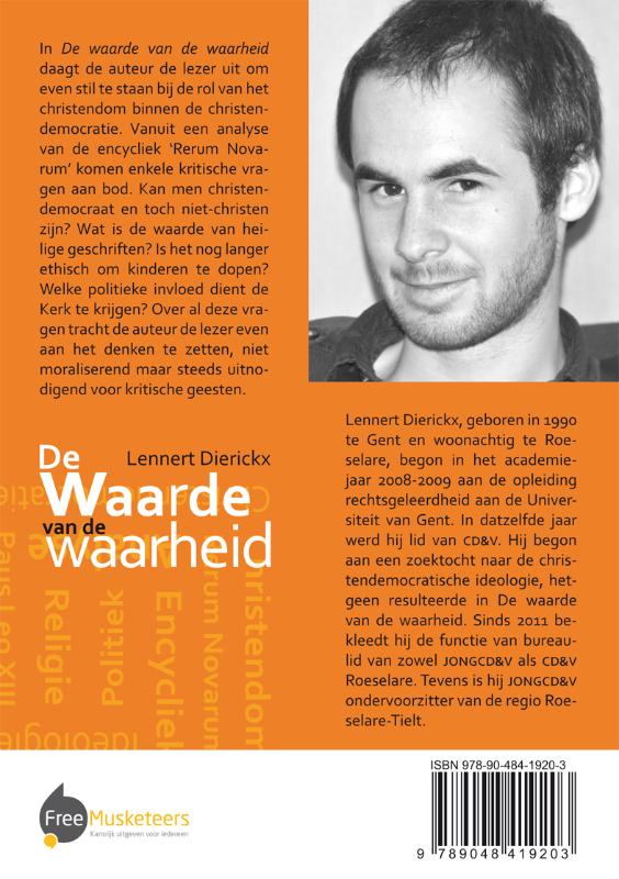 Achterkant van De waarde van de waarheid