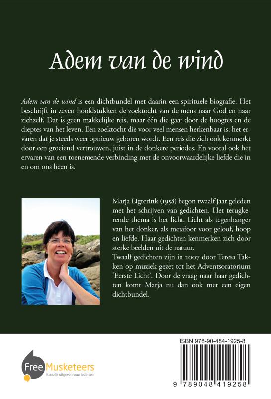 Achterkant van Adem van de wind