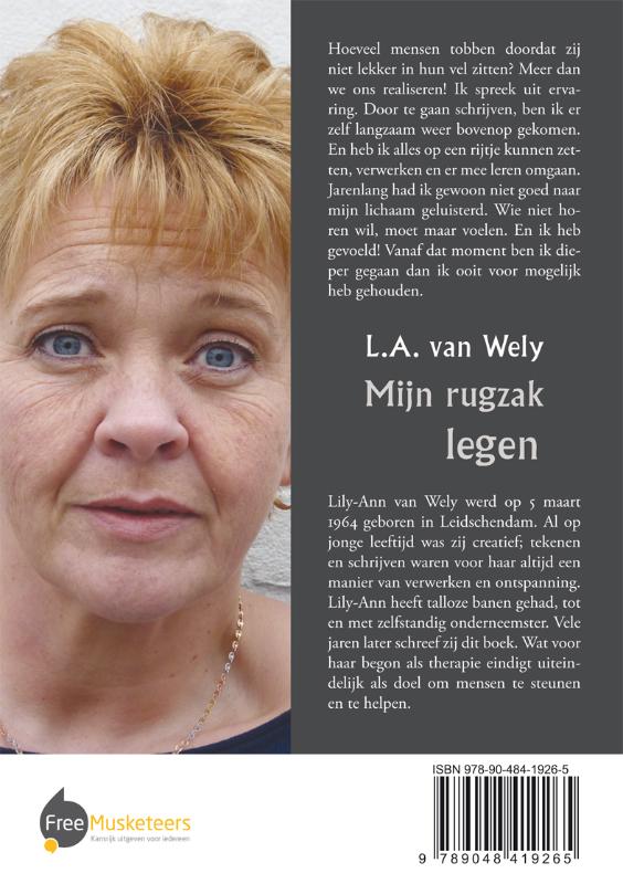 Achterkant van Mijn rugzak legen