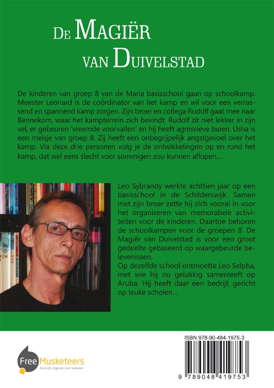 Achterkant van De Magiër van Duivelstad