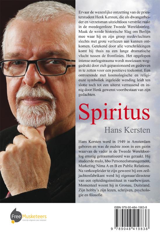 Achterkant van Spiritus