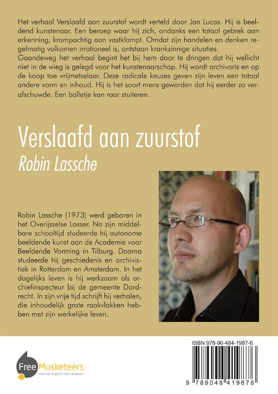 Achterkant van Verslaafd aan zuurstof