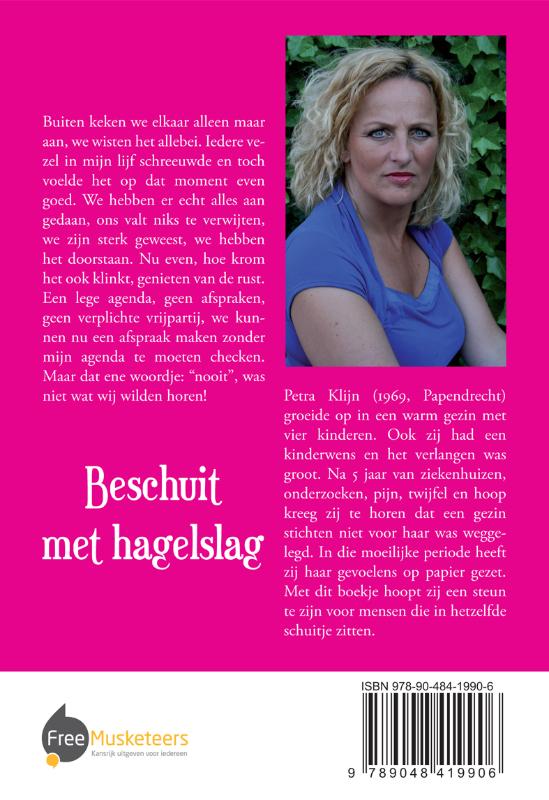 Achterkant van Beschuit met hagelslag