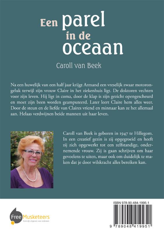 Achterkant van Een parel in de oceaan