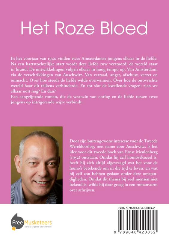 Achterkant van Het Roze Bloed