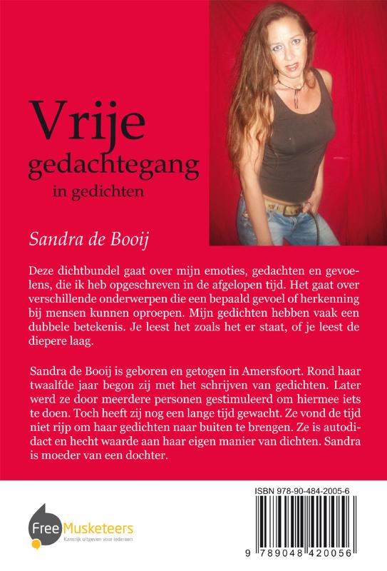 Achterkant van Vrije gedachtegang in gedichten